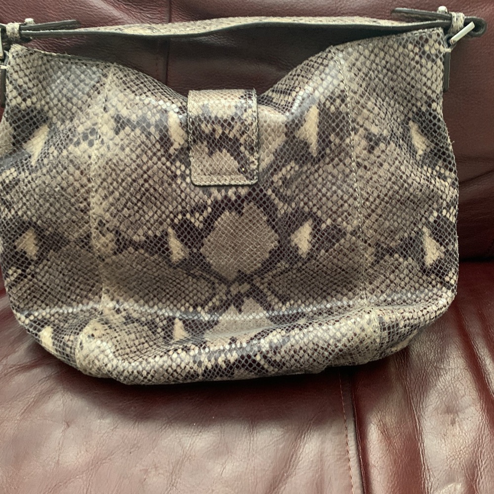 Michael Kors Snake Print Handbag - Picture 7 of 9